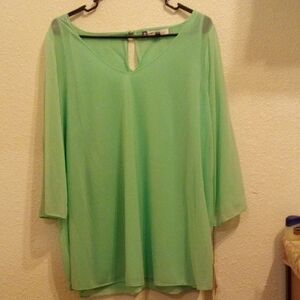Jennifer Lopez Mint Green Women's Blouse